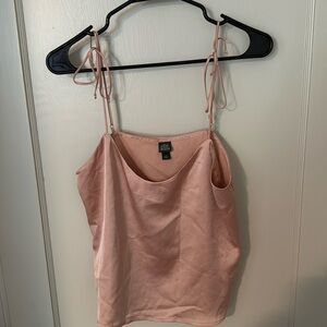 Target pink silk top